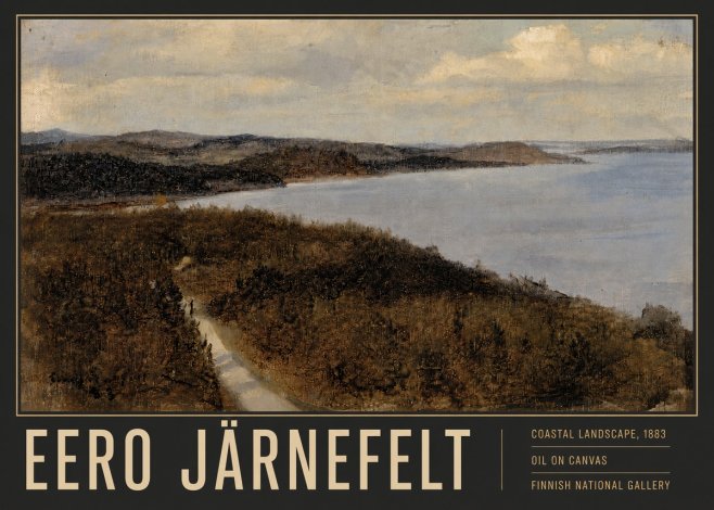 Eero Järnefelt Coastal Landscape, 1883 No6 - Poster
