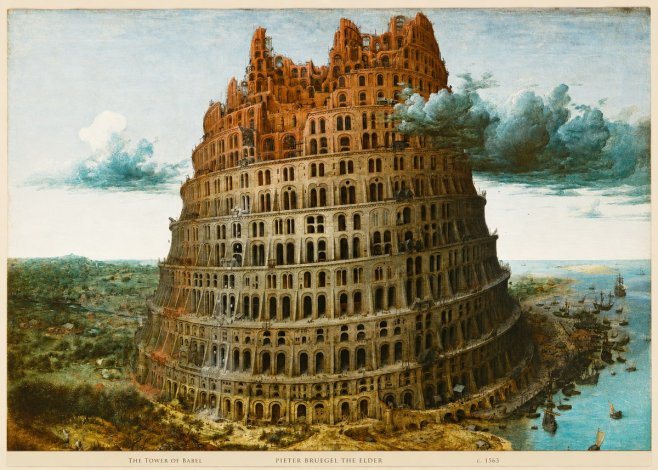 Pieter Bruegel The Tower of Babel III No6 - Poster
