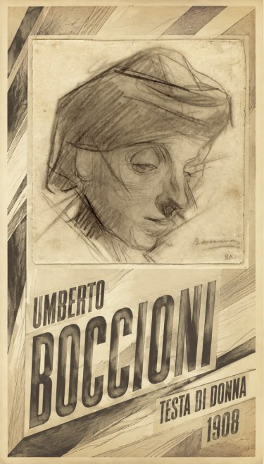 Umberto Boccioni Testa Di Donna No5 - Poster
