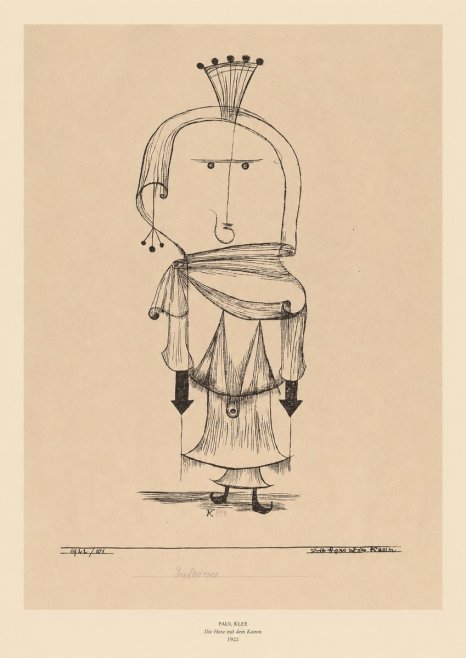 Paul Klee Die Hexe Mit Dem Kamm No6 - Poster