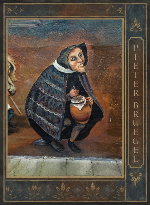 Pieter Bruegel The Beggar Woman with Jug No2 - Poster