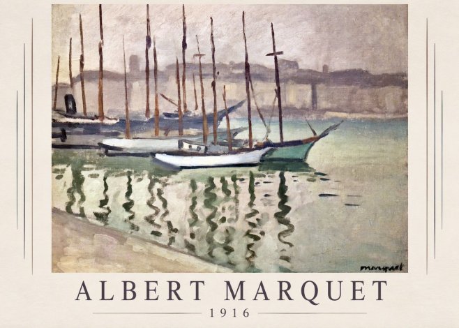 Albert Marquet Le Port Du Havre No1 - Poster