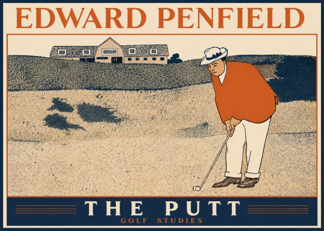 Edward Penfield The Putt No3 - Poster