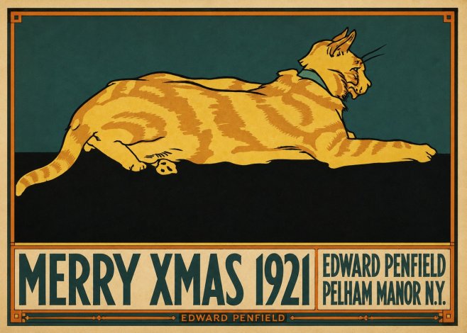 Edward Penfield Merry Xmas 1921 No3 - Poster