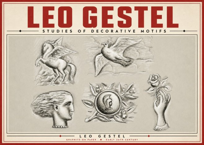 Leo Gestel Studies of Decorative Motifs No5 - Poster