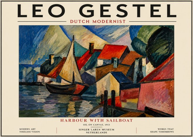 Leo Gestel The Quiet Moment No4 - Poster