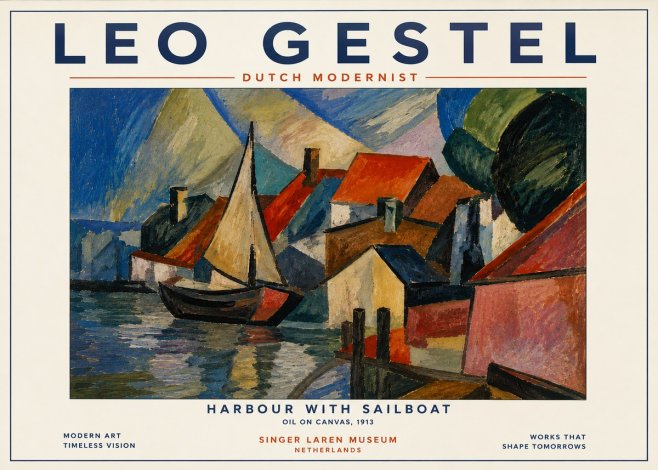 Leo Gestel The Quiet Moment No5 - Poster