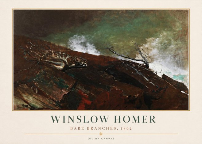 Winslow Homer Bare Branches, 1892 No3 - Poster
