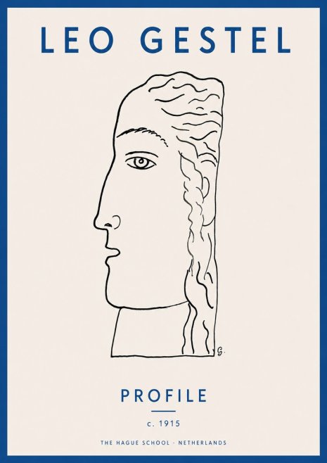 Leo Gestel Profile No2 - Poster