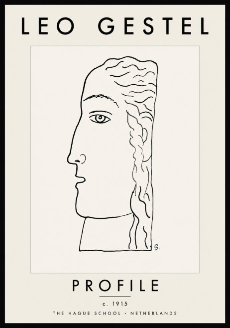 Leo Gestel Profile No5 - Poster
