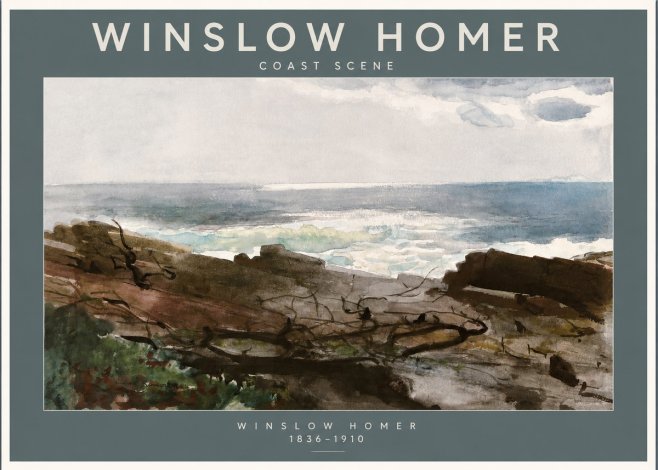 Winslow Homer Coast Scene No2 - Poster
