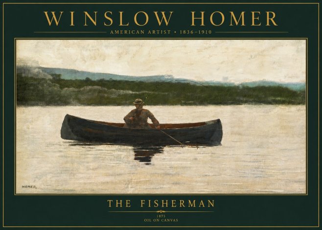 Winslow Homer The Fisherman No5 - Poster