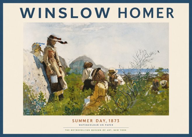 Winslow Homer Summer Day, 1873 No2 - Poster