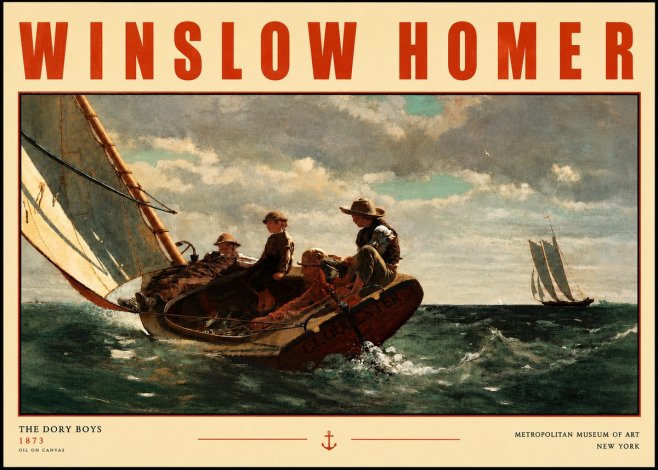 Winslow Homer The Dory Boys No4 - Poster