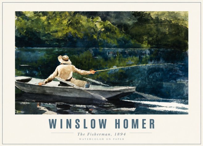 Winslow Homer The Fisherman, 1894 No3 - Poster