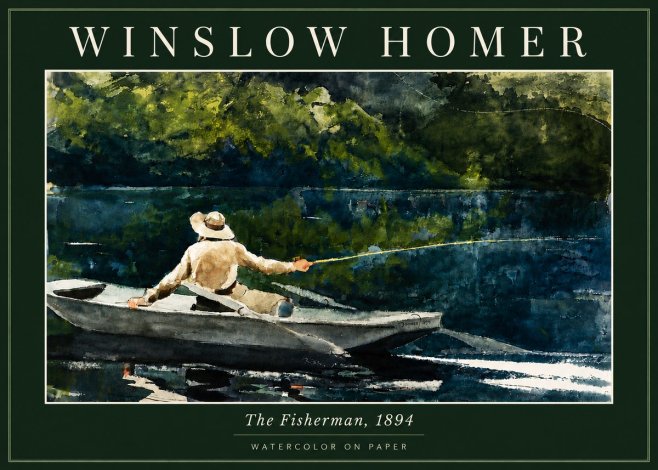 Winslow Homer The Fisherman, 1894 No5 - Poster