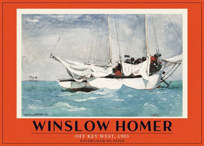 Winslow Homer Off Key West, 1903 No3 - Poster