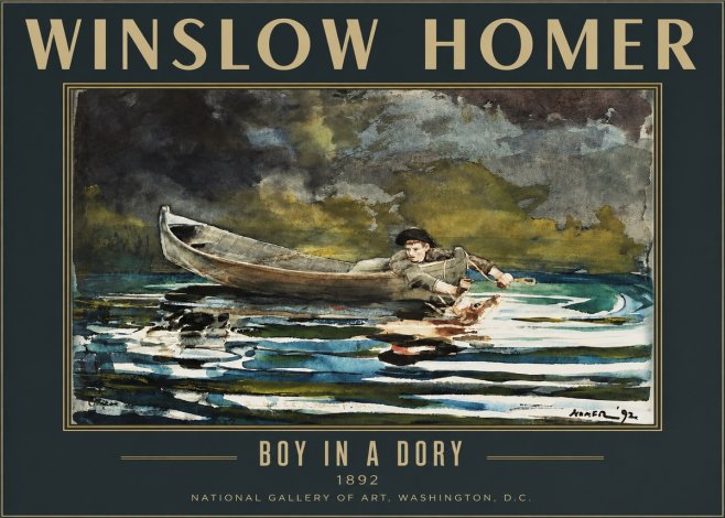 Winslow Homer Boy in a Dory No2 - Poster