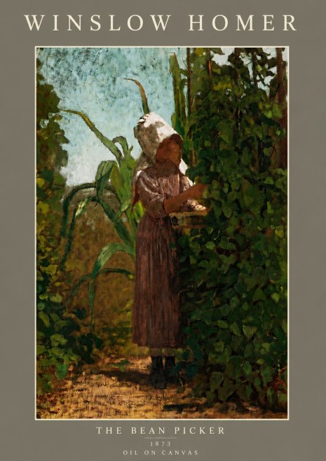 Winslow Homer The Bean Picker No5 - Poster