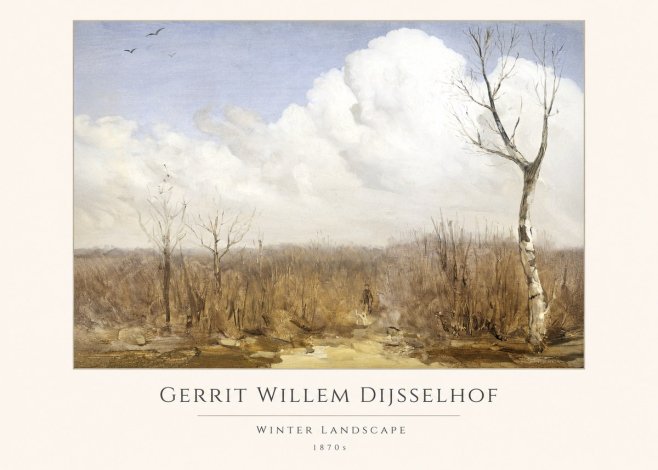 Gerrit Willem Dijsselhof Winter Landscape No4 - Poster