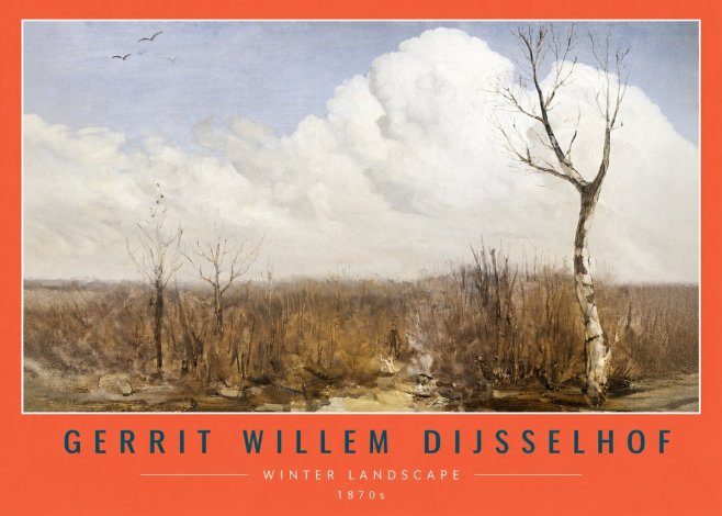 Gerrit Willem Dijsselhof Winter Landscape No6 - Poster