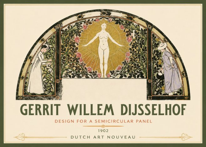 Gerrit Willem Dijsselhof Nature's Awakening No3 - Poster