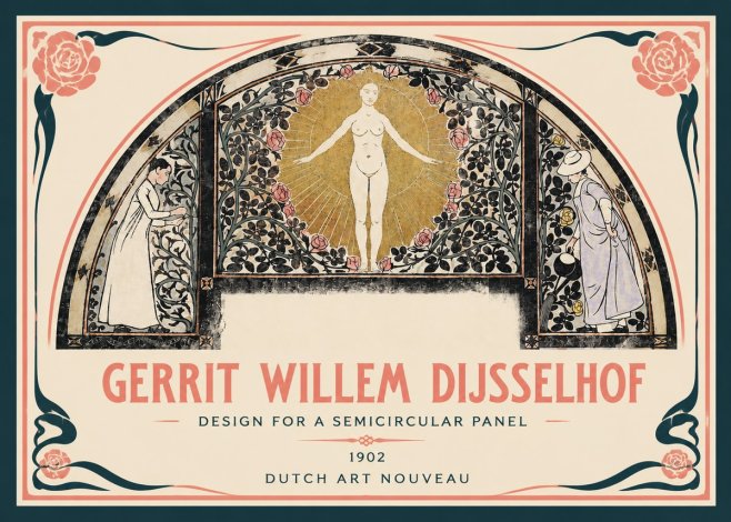 Gerrit Willem Dijsselhof Nature's Awakening No4 - Poster