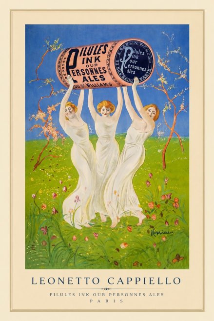 Leonetto Cappiello Pilules Ink Our Personnes Ales No1 - Poster
