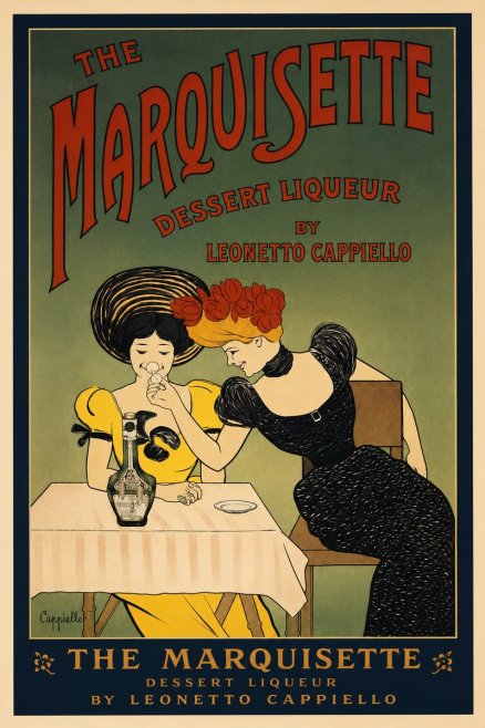 Leonetto Cappiello The Marquisette Dessert Liqueur No3 - Poster