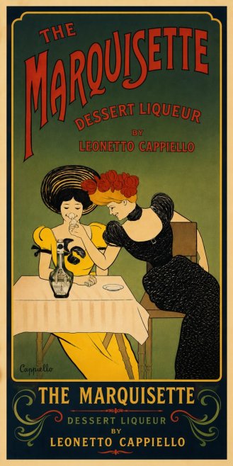 Leonetto Cappiello The Marquisette Dessert Liqueur No5 - Poster