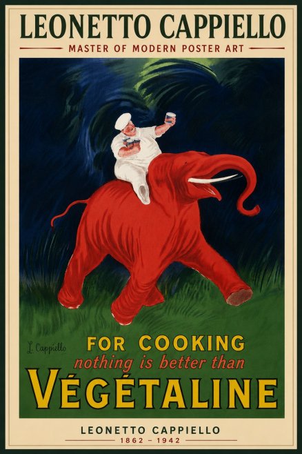 Leonetto Cappiello Végétaline No4 - Poster