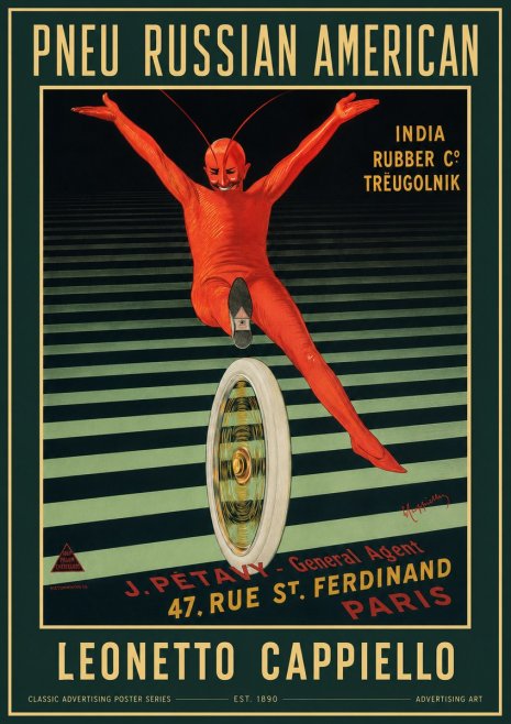 Leonetto Cappiello Pneu Russian American No2 - Poster