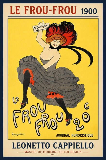 Leonetto Cappiello Le Frou-frou No2 - Poster
