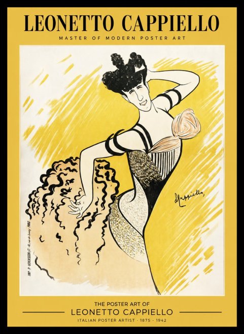 Leonetto Cappiello The Dancer No1 - Poster