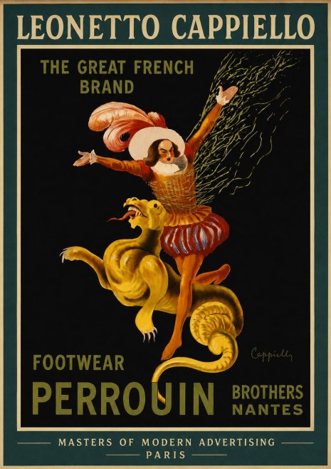 Leonetto Cappiello Footwear Perrouin No4 - Poster