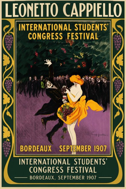 Leonetto Cappiello International Students' Congress Festival No5 - Poster