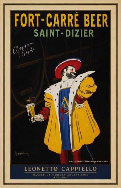 Leonetto Cappiello Fort-carré Beer Saint-dizier No1 - Poster