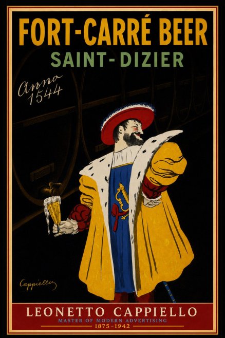 Leonetto Cappiello Fort-carré Beer Saint-dizier No3 - Poster