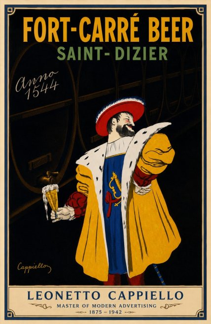 Leonetto Cappiello Fort-carré Beer Saint-dizier No5 - Poster