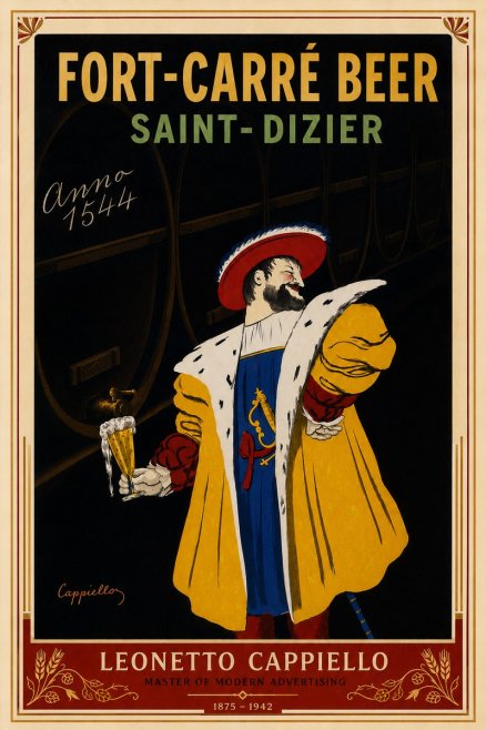 Leonetto Cappiello Fort-carré Beer Saint-dizier No6 - Poster