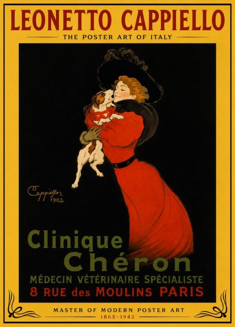 Leonetto Cappiello Clinique Chéron No4 - Poster