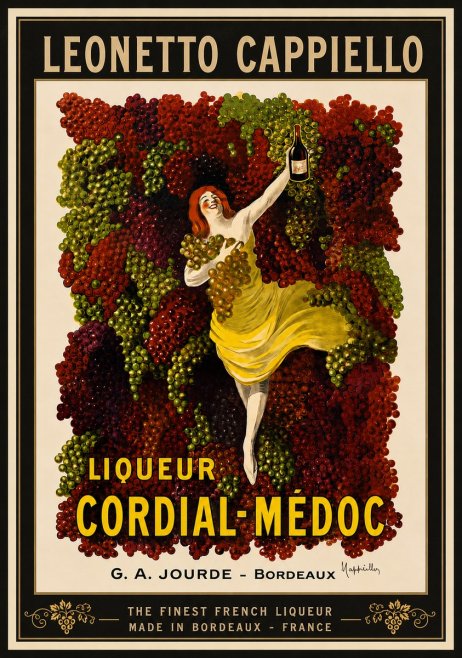 Leonetto Cappiello Liqueur Cordial-médoc No4 - Poster