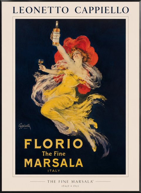 Leonetto Cappiello Florio the Fine Marsala No1 - Poster