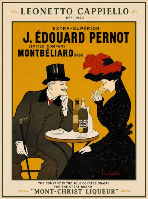 Leonetto Cappiello J. Édouard Pernot No5 - Poster