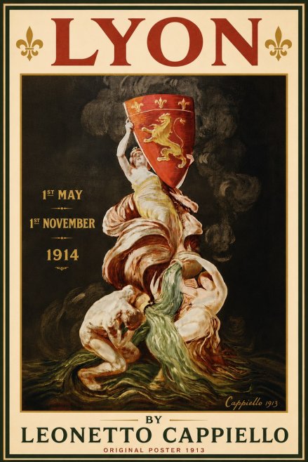 Leonetto Cappiello Lyon No5 - Poster