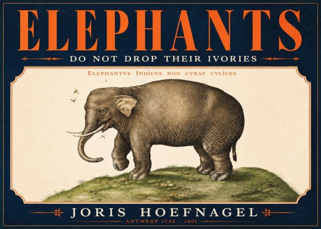 Joris Hoefnagel Elephant Does Not Drop Its Ivories No4 - Poster