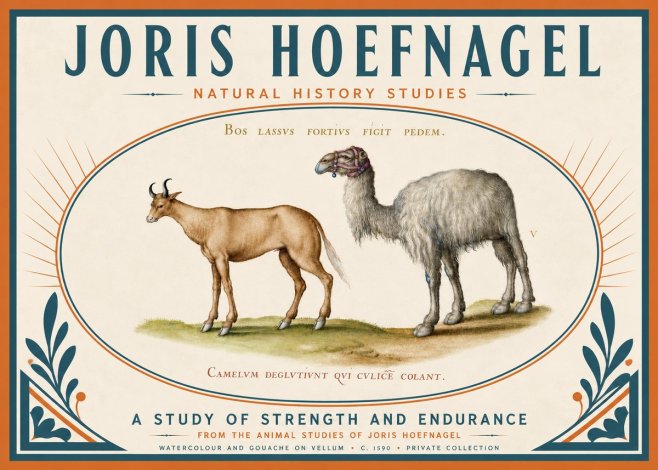 Joris Hoefnagel A Study of Strength and Endurance No4 - Poster
