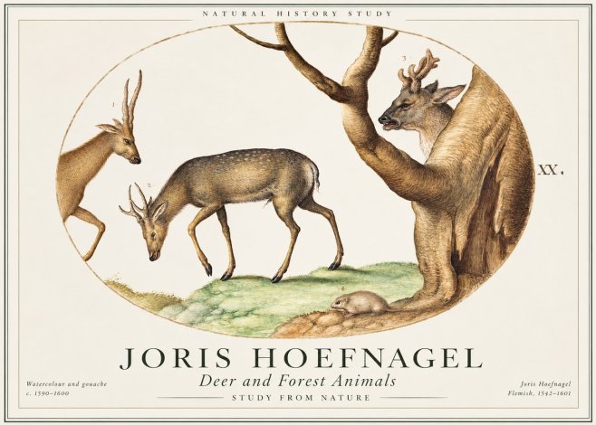 Joris Hoefnagel Do Not Rush Against the Lion. No2 - Poster