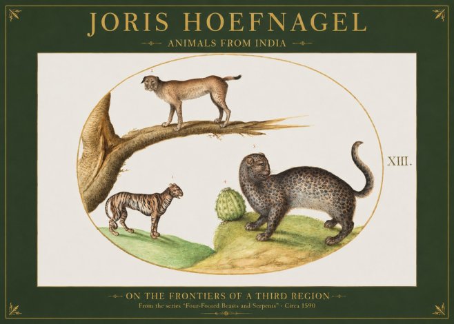 Joris Hoefnagel Four Beasts No2 - Poster