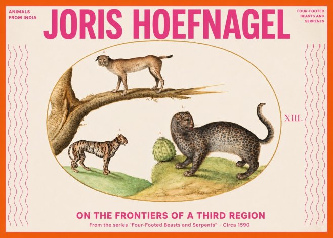 Joris Hoefnagel Four Beasts No3 - Poster